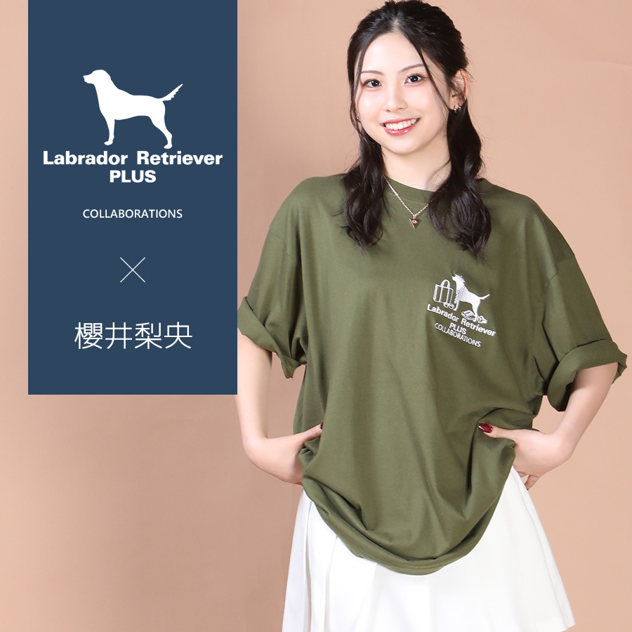 受注期間限定！櫻井梨央コラボ企画！コラボ半袖Tシャツ◆櫻井梨央