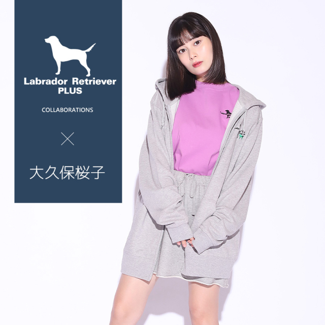 受注期間限定！大久保桜子コラボ企画！コラボZIPパーカー◆大久保桜子