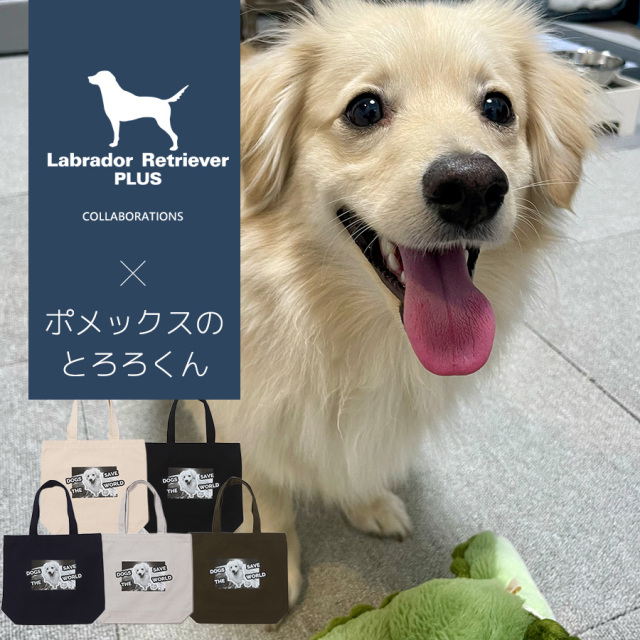 受注期間限定！ポメックスのとろろくんコラボ企画！コラボトートバッグ◆ポメックスのとろろくん