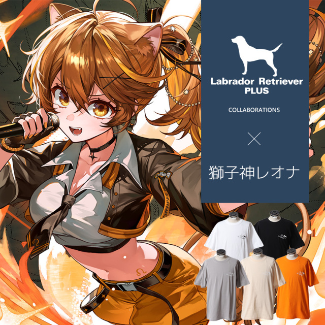 受注期間限定！獅子神レオナコラボ企画！コラボ半袖Tシャツ◆獅子神レオナ