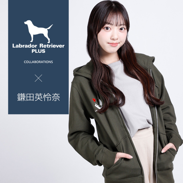 受注期間限定！鎌田英怜奈コラボ企画！コラボZIPパーカー◇鎌田英怜奈