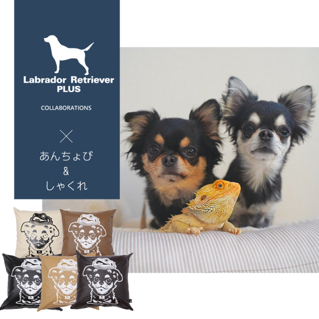 受注期間限定！あんちょび & しゃくれコラボ企画！コラボクッション◆あんちょび & しゃくれ