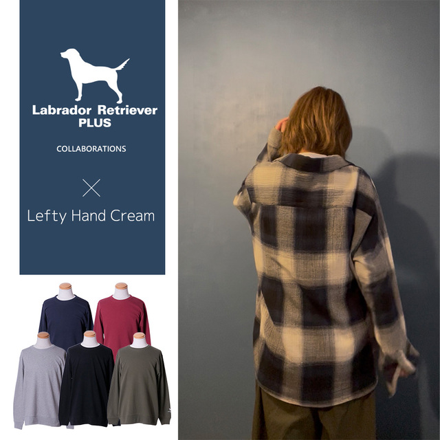 受注期間限定！Lefty Hand Creamコラボ企画第2弾！コラボトレーナー◆Lefty Hand Cream