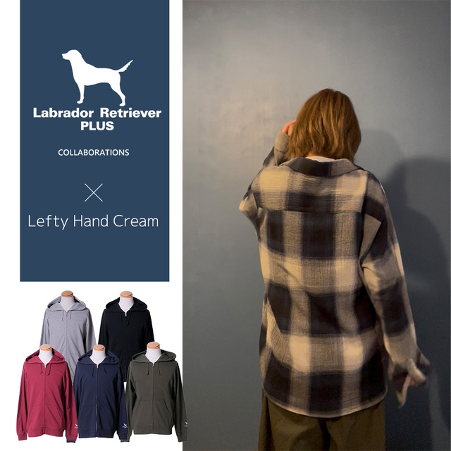 受注期間限定！Lefty Hand Creamコラボ企画第2弾！コラボZIPパーカー◆Lefty Hand Cream　