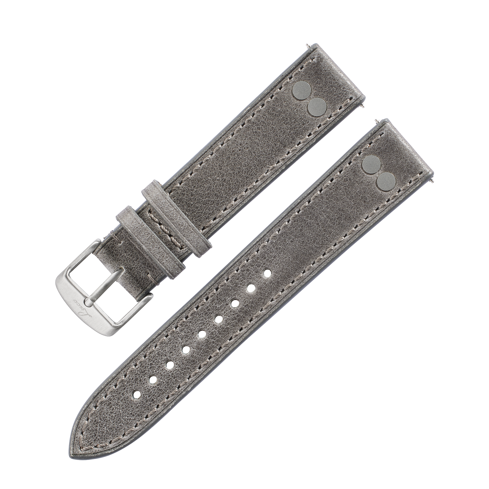 Laco 402242 レザーベルト グレー GY 18mm幅