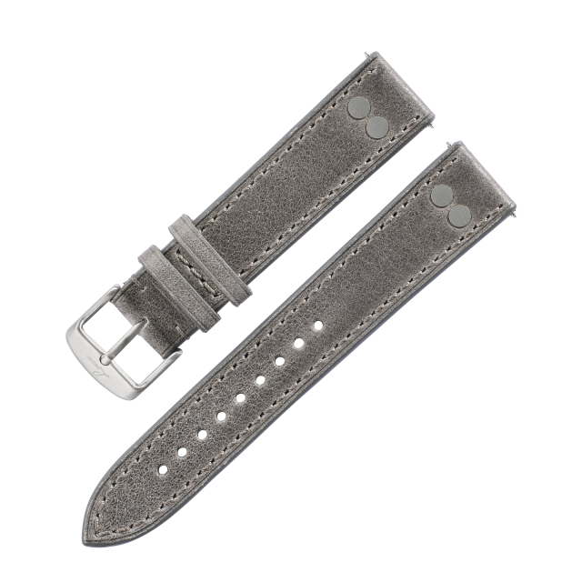 Laco 402242 レザーベルト グレー GY 18mm幅