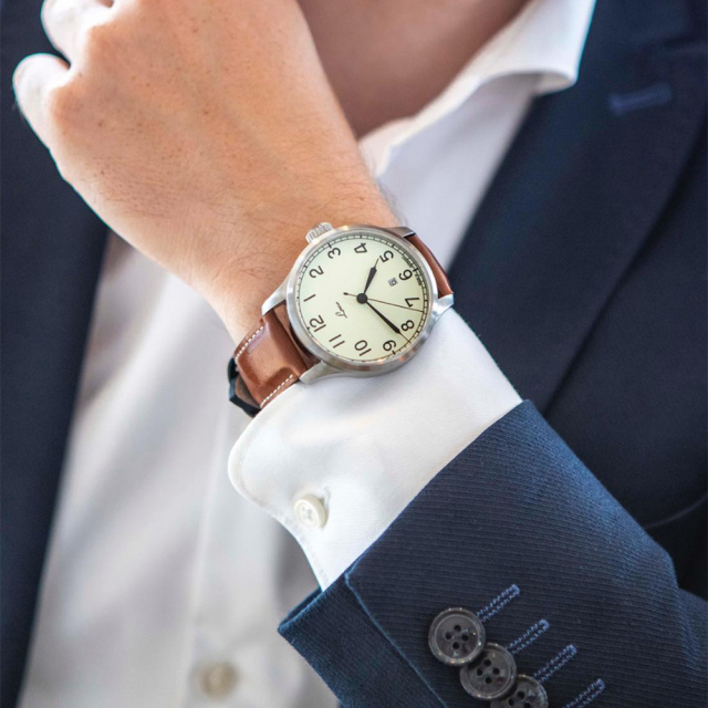 Laco 861651.2 NAVY Valencia42 ネイビー バレンシア42