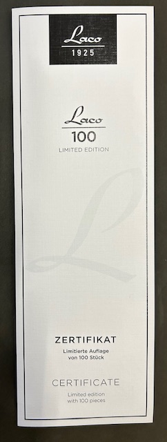 メーカーの証明書付