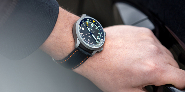 Laco 862121.2 PILOT Frankfurt GMT Grau パイロット フランクフルト