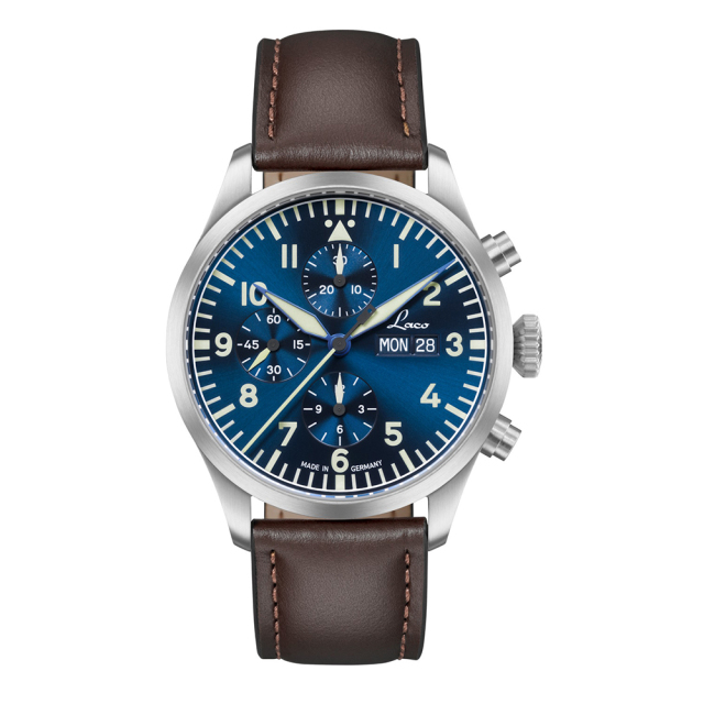 Laco 862186 CHRONOGRAPHS Kiel.2 Blau クロノグラフ キール.2 ブラウ