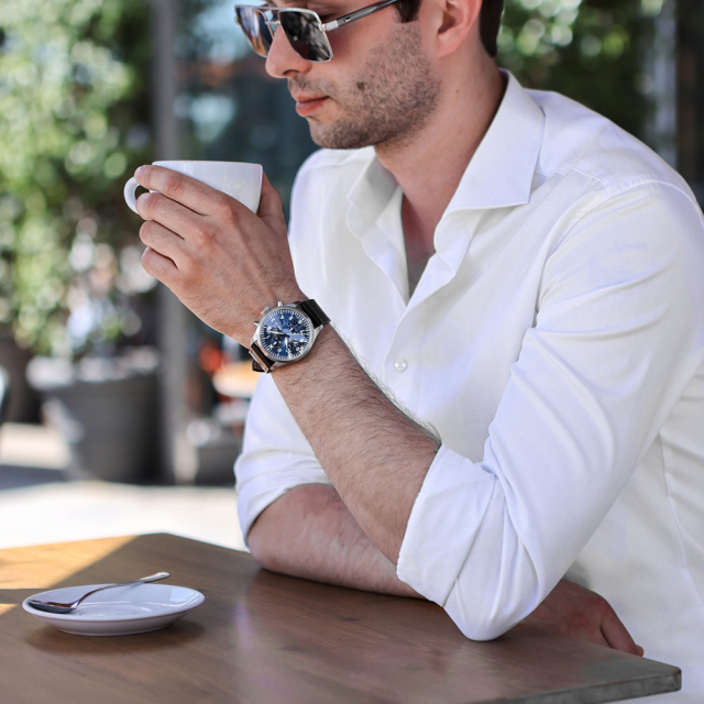 Laco 862186 CHRONOGRAPHS Kiel.2 Blau クロノグラフ キール.2 ブラウ