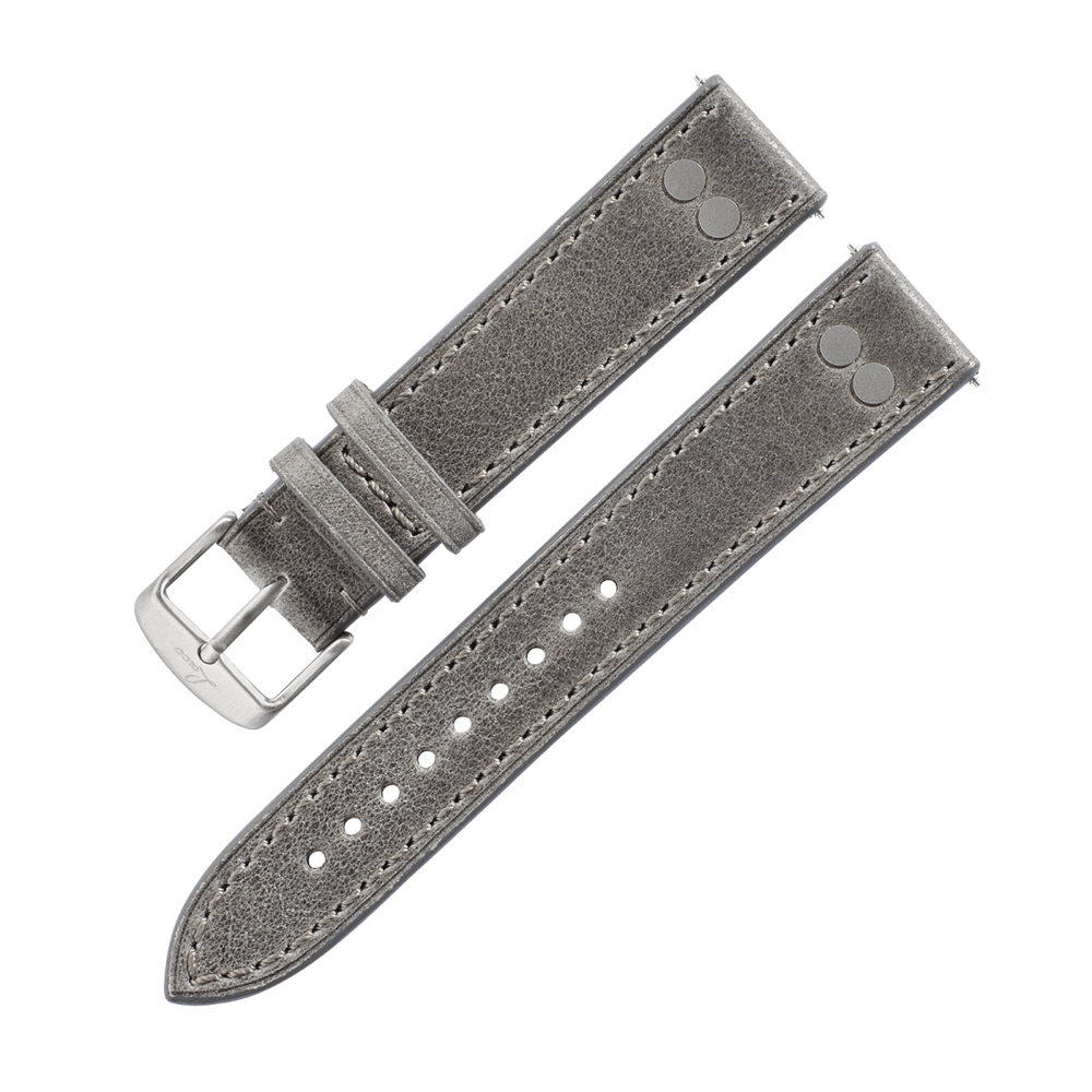 Laco 402243XL レザーベルト グレイ 20mm幅