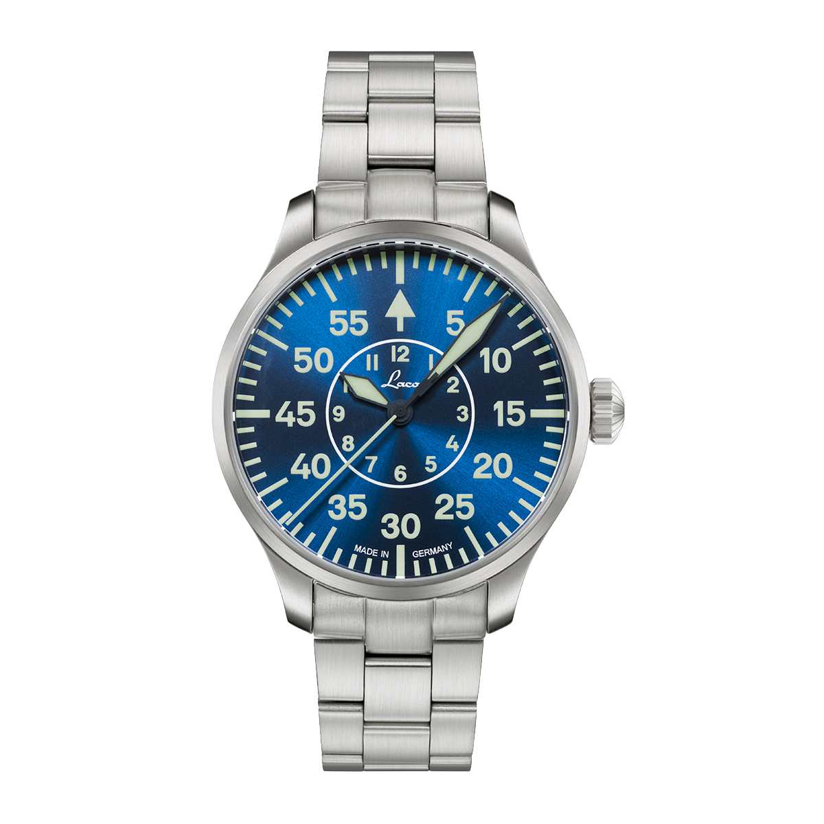Laco 862103.2.MB PILOT Aachen39 BlaueStunde パイロット アーヘン39 ブラウシュトゥンデ メタルベルト