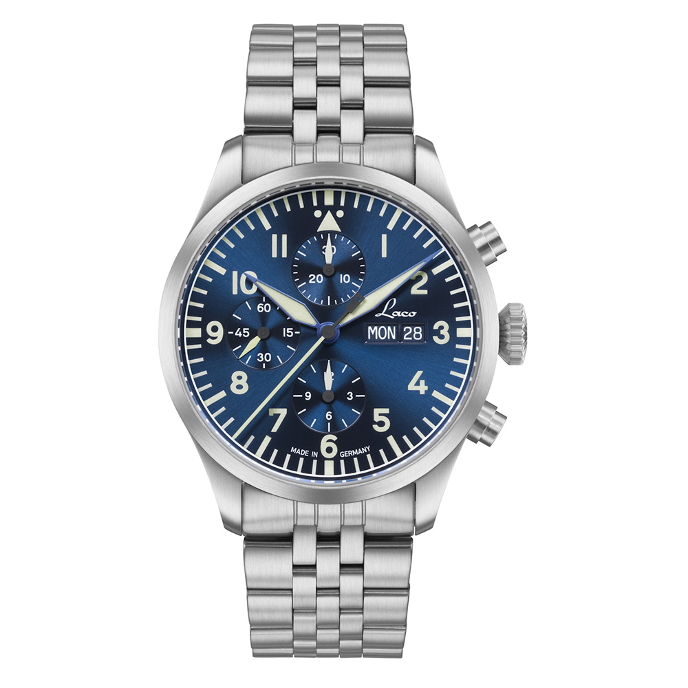 Laco 862186.MB CHRONOGRAPHS Kiel.2 Blau クロノグラフ キール.2 ブラウ MB