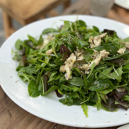 柑橘とフェンネルの香りのチキンサラダ