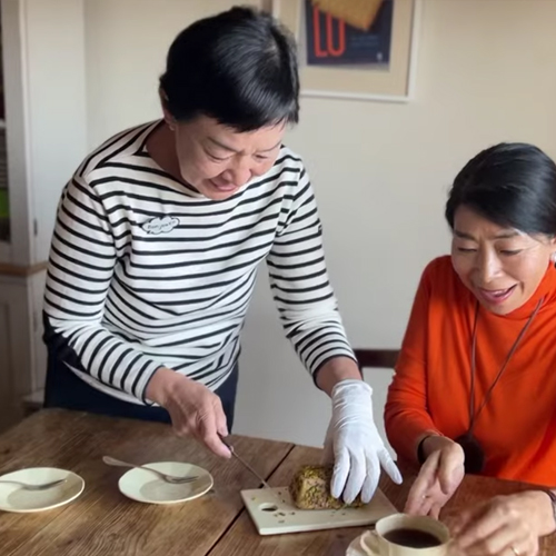 シトロン朗子さん　お菓子教室