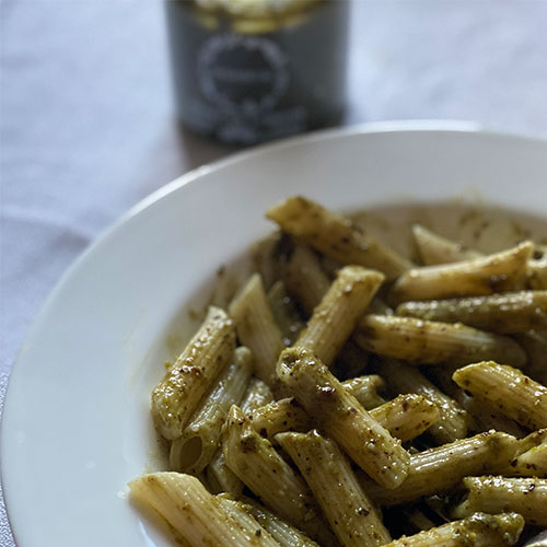 ピスタチオペースト　トリュフ風味　パスタ