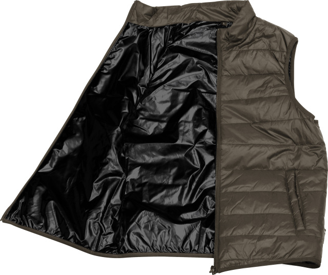 ダウンベスト インナーダウン アメリカの「3Мシンサレート」を使用 裏