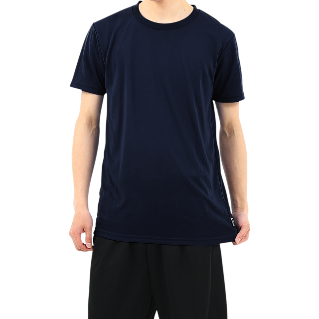 ａｄａｂａT の吸水速乾、防菌防臭のモダンなTシャツです。 新レーベル ADABAT NAVY】UVカット/吸水速乾 ポケット付モック