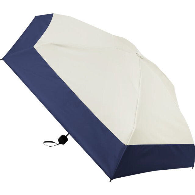 日傘 折りたたみ 完全遮光 晴雨兼用 軽量 {テフロンで撥水・防汚・防油