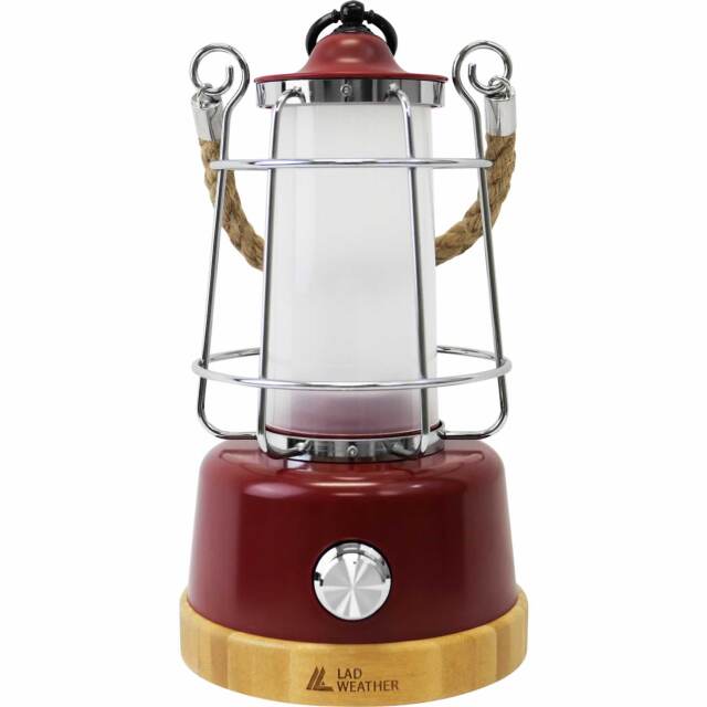 LED ランタン 充電式 LEDライト 木目調 レトロ アンティーク