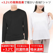長袖 tシャツ ロングtシャツ メンズ レディース [ 吸湿発熱で暖かい 99%抗菌で汗が臭わない ] 吸水 速乾 ドライ UVカット 無地 シャツ 白 黒 スポーツ キャンプ アウトドア トレーニング ランニング 服 服装 人気 ブランド スポーツウェア インナー LAD WEATHER ラドウェザー