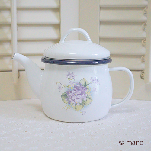 スミレ ティーポット　 [ご予約商品]