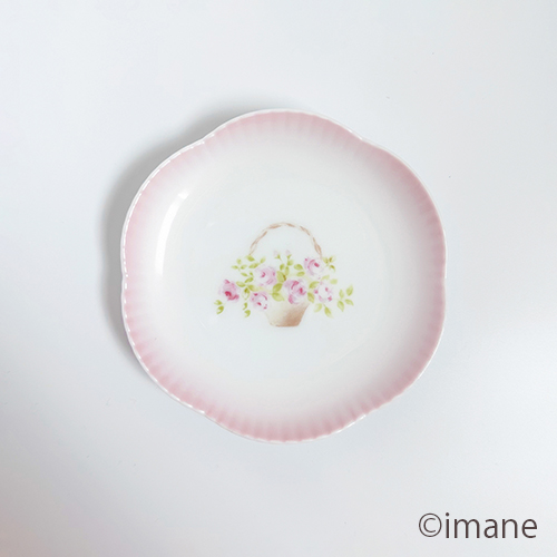 ローズバスケット　フラワーナッピー皿