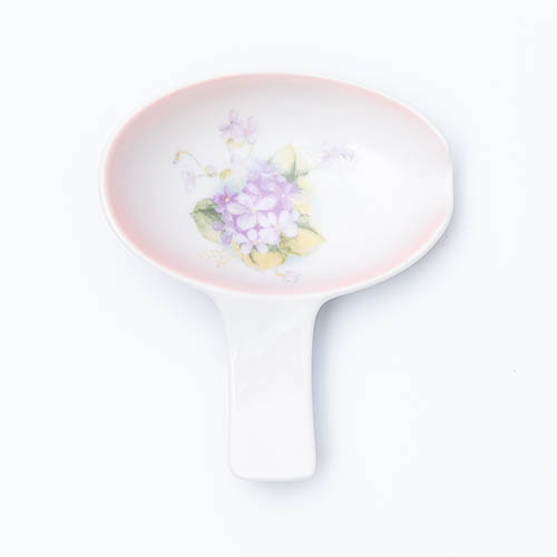 スミレ　スプーンレスト