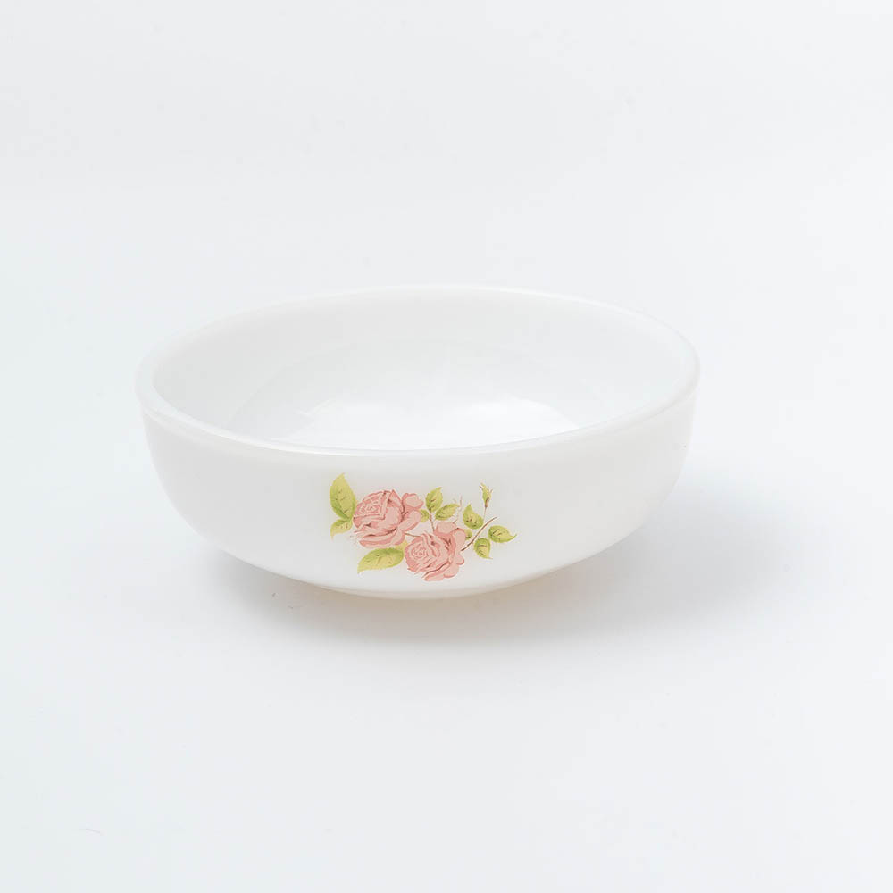 ダイアナローズ　　ミルクガラスボウル [ご予約商品]