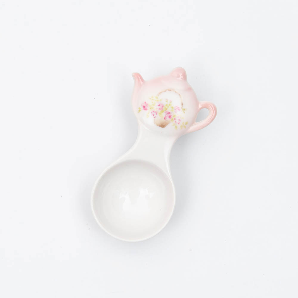 ローズバスケット　ティーポット型茶さじ [ご予約商品]
