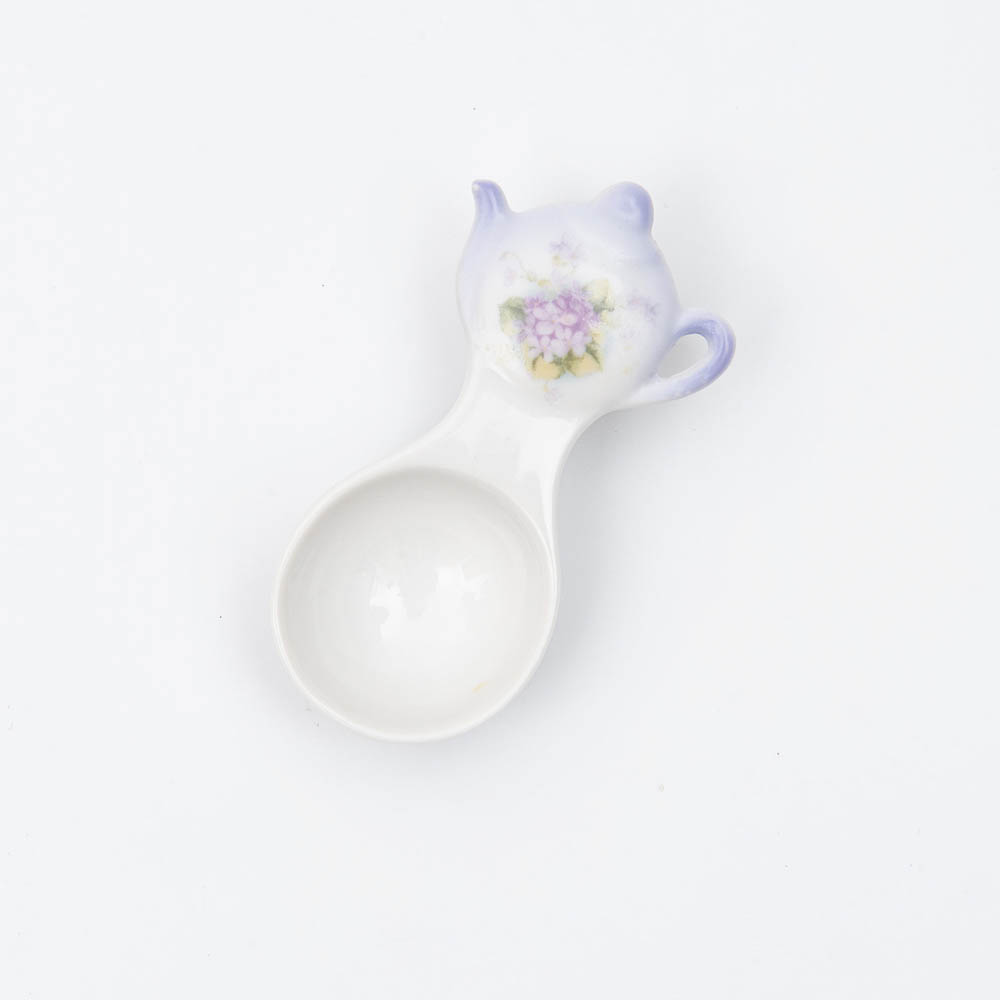 スミレ　ティーポット型茶さじ