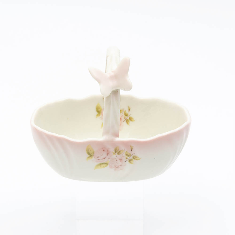 ダイアナローズ　蝶付き花かご [ご予約商品]