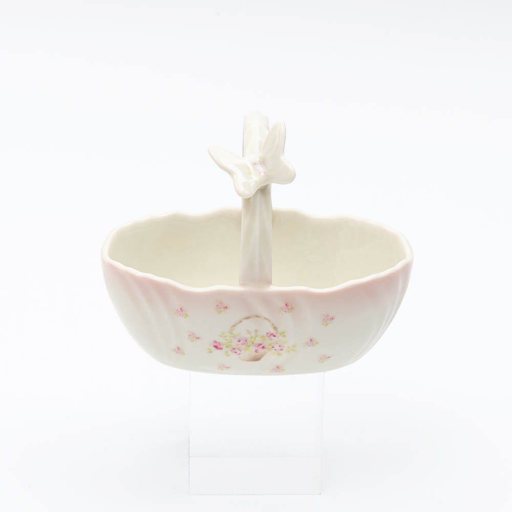 ローズバスケット　蝶付き花かご [ご予約商品]