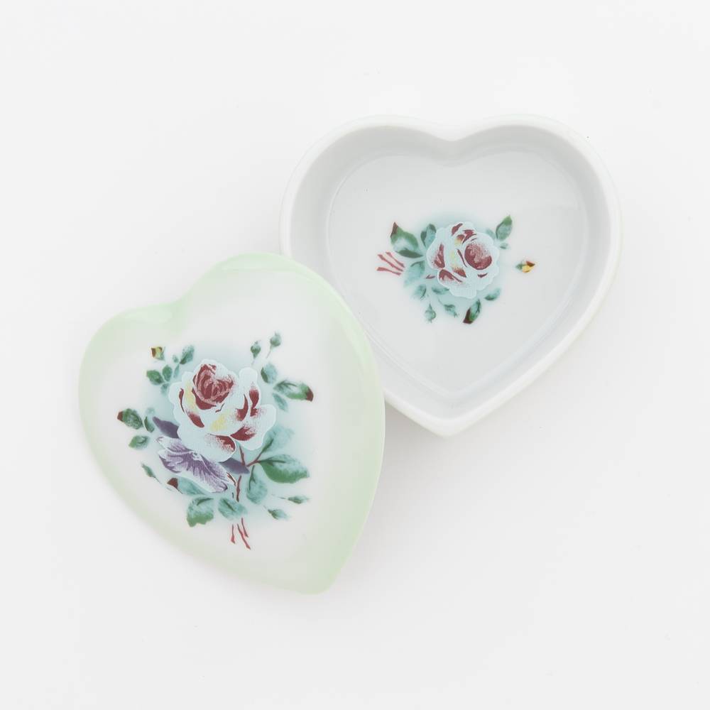 プリンセスローズグリーン　ハートケース