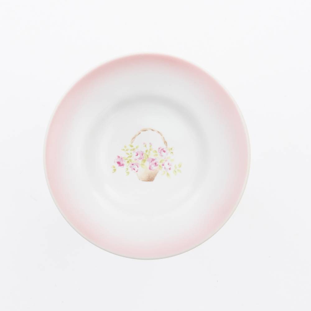 ローズバスケット　しょうゆ皿