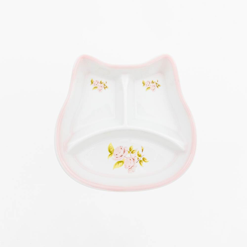 ダイアナローズ　ねこキッズプレート [ご予約商品]