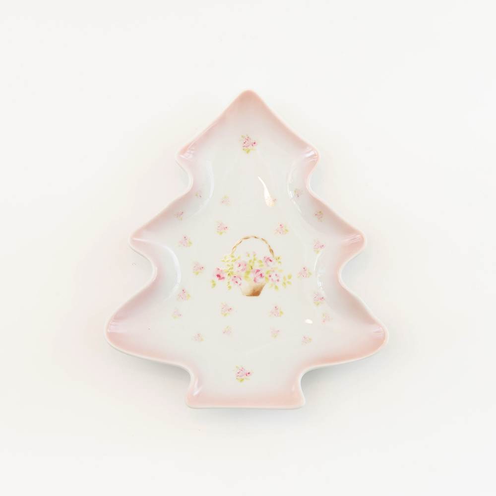 [ご予約商品]ローズバスケット　クリスマストレーL
