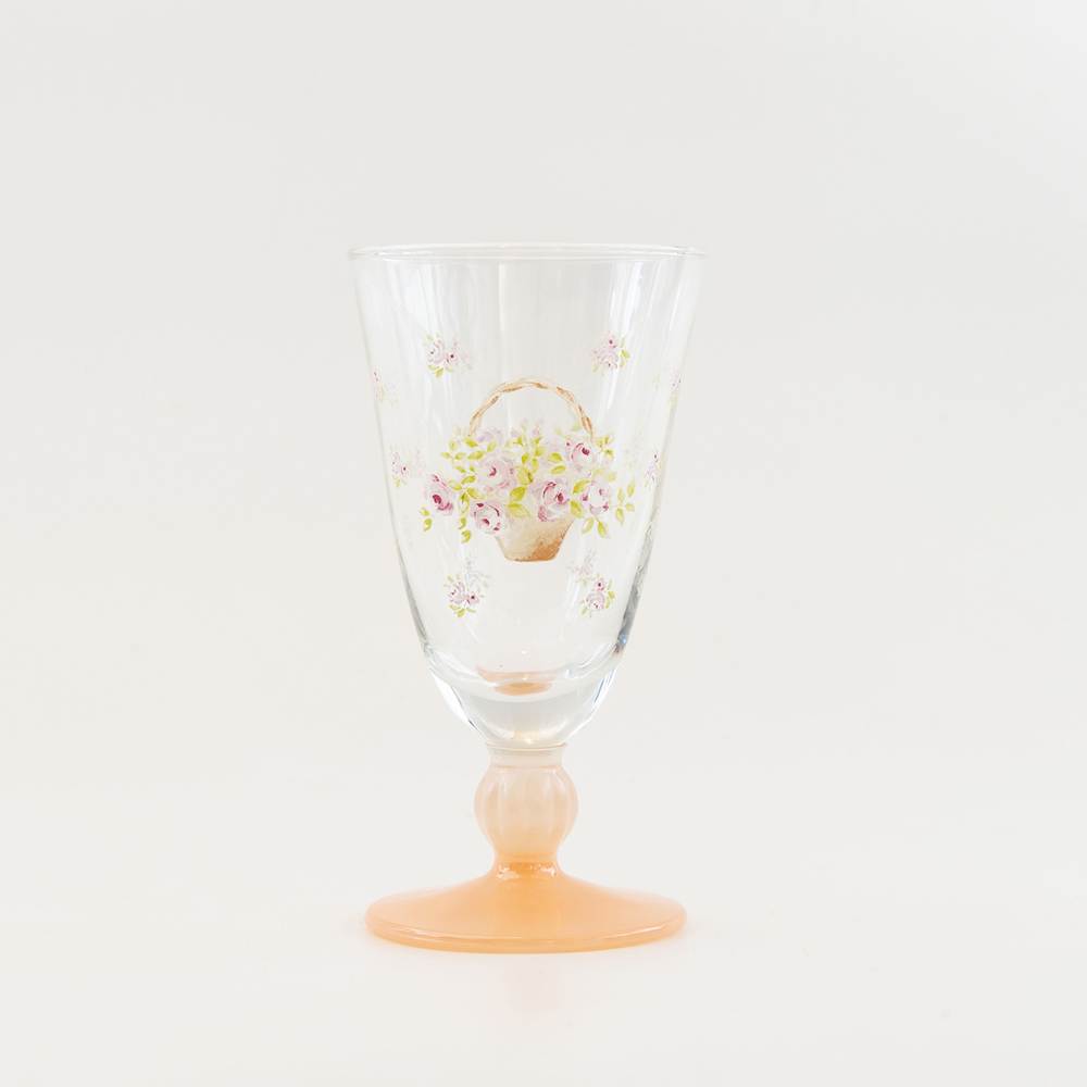 [ご予約商品]ローズバスケット　ワイングラス