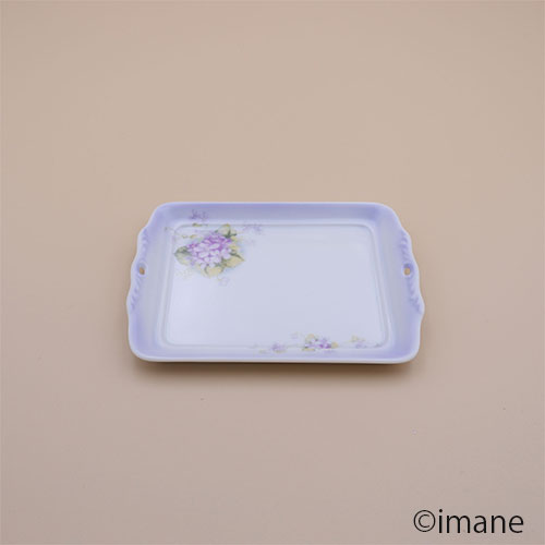 スミレ　アンティークトレーS