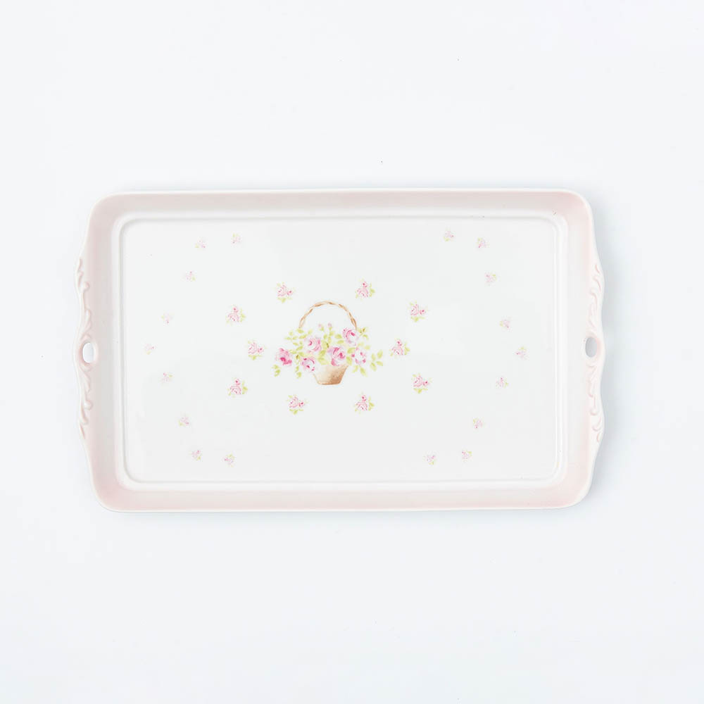 ローズバスケット　アンティークトレーL [ご予約商品]