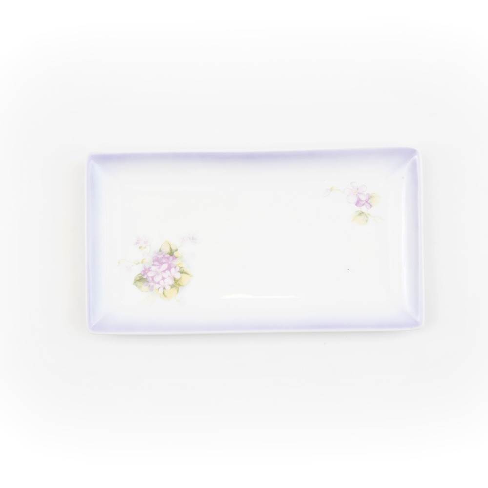 [ご予約商品]スミレ　オブロング20cm皿 