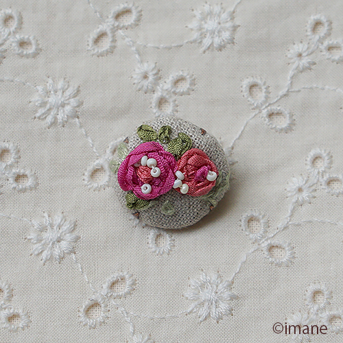 かほり　りぼん刺繍ブローチ [数量限定]