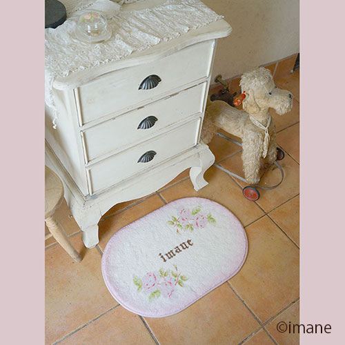 ダイアナローズふわふわシャギーマット　オーバル [限定品][ご予約商品]