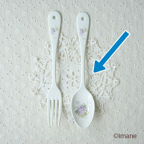 スミレ デザートスプーン  [ご予約商品]