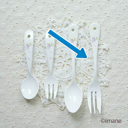 スミレ ケーキフォーク  [ご予約商品]