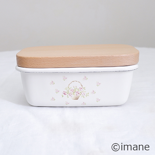 ローズバスケット バターケース　[ご予約商品]
