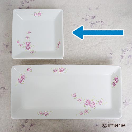 かほり 角小皿　[ご予約商品][定番商品]