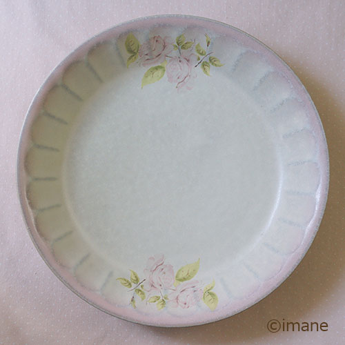 浪漫ダイアナローズ　７寸皿　[ご予約商品][定番商品]