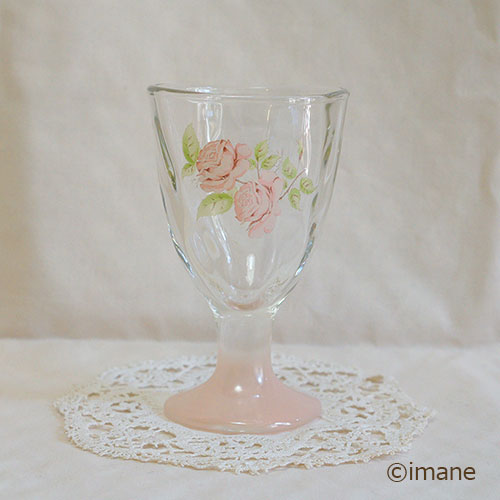 浪漫ダイアナローズ　台付グラスL　[ご予約商品][定番商品]
